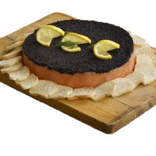 smoked salmon caviar by Bizu